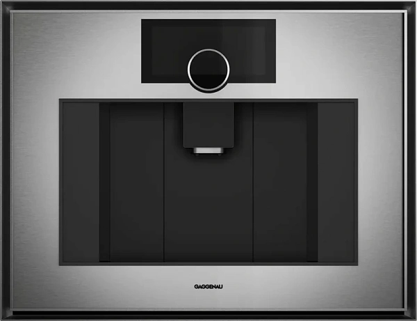 Gaggenau GC451120 — Автоматическая кофемашина 60 x 45 см нержавеющая сталь под серым стеклом